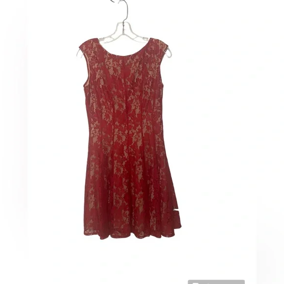 chinese dress ladies Size 8 Red Lace Dress main image 0